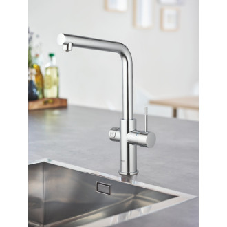 Drezová batéria Grohe Blue Home s výpustou chróm 31454001