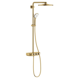 Sprchový systém Grohe Euphoria SmartControl na stenu s termostatickou batériou kartáčovaný Cool Sunrise 26507GN0