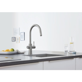 Drezová batéria Grohe Blue Home s vyťahovacou spŕškou supersteel 31541DC0