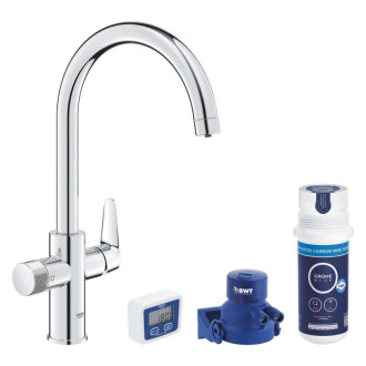 Drezová batéria Grohe GROHE Blue Pure 2022 s filtrom chróm 30593000