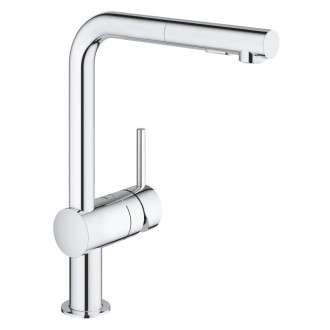 Drezová batéria Grohe Minta s vyťahovacou spŕškou chróm 30274000