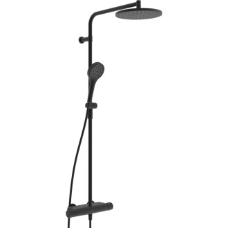 Sprchový systém Hansa Viva s termostatickou batériou čierna mat 6515920133