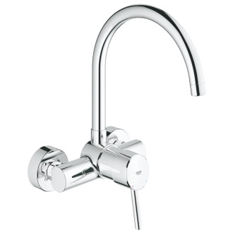 Drezová batéria Grohe Concetto New s otočným ramienkom chróm 32667001