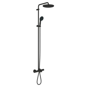 Sprchový systém Grohe Vitalio Start System s vaňovým termostatom čierna matná 269882431