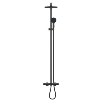 Sprchový systém Grohe Vitalio Start System s vaňovým termostatom čierna matná 269882431