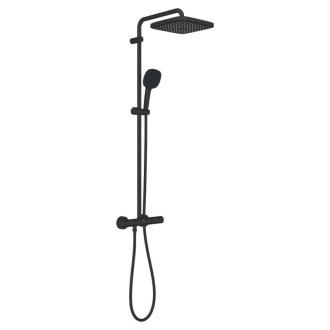 Sprchový systém Grohe Tempesta System Cube s termostatickou batériou čierna matná 266892431
