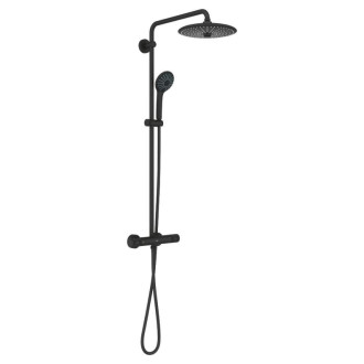 Sprchový systém Grohe Euphoria System s termostatickou batériou čierna matná 27615KF2