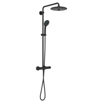 Sprchový systém Grohe Euphoria System s termostatickou batériou čierna matná 27615KF2