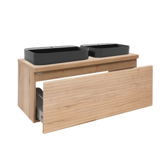 Kúpeľňová skrinka s umývadlom Naturel Savona 118x43x44, 8 cm dub halifax mat SAVONA120DHDUB