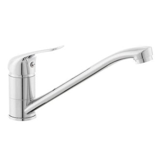 Kuchynská linka so spotrebičmi, drezom a drezovou batériou Naturel 195x60x91 cm mat alpská biela