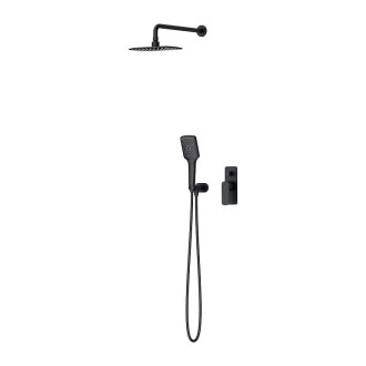 Cersanit Larga B344 sprchovací set podom. vrátane telesa black S952-031