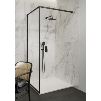 Cersanit Larga B344 sprchovací set podom. vrátane telesa black S952-031