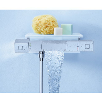 GROHE GROHTHERM Cube vaňová termostatická batéria s poličkou 34502000