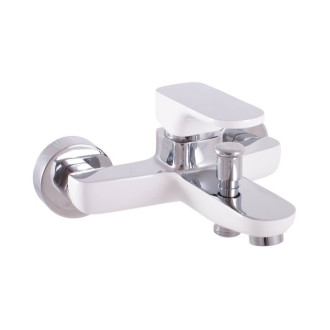 RAV SLEZÁK YUKON Batéria vaňová - rozteč 150 mm - chróm / biela YU154.5CB