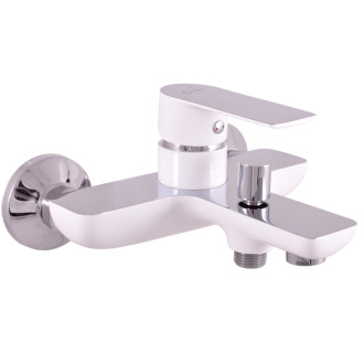 RAV SLEZÁK VLTAVA Batéria vaňová - rozteč 150 mm - chróm / biela VT454.5CB