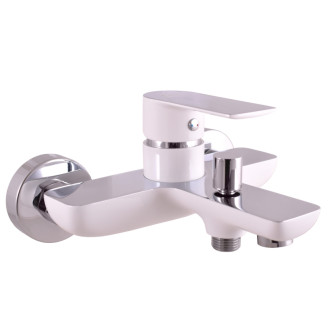 RAV SLEZÁK VLTAVA Batéria vaňová - rozteč 150 mm - chróm / biela VT454.5CB