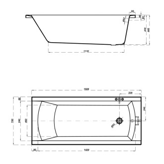 Cersanit Vaňa Korat 160x70 S301-121