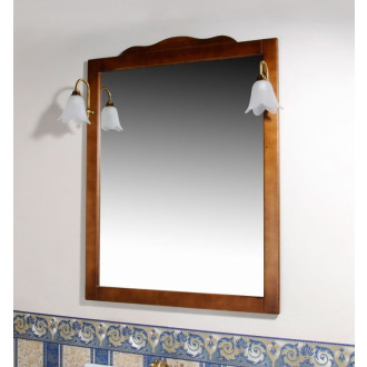 RETRO zrkadlo v drevenom ráme 890x1150mm, buk 1679