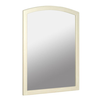 RETRO zrkadlo v drevenom ráme 650x910mm, starobiela 1685