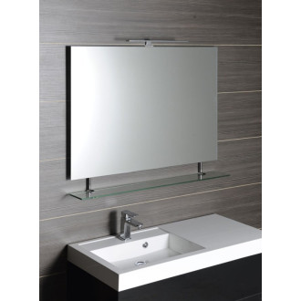 WEGA zrkadlo s policou 1000x800mm 60092
