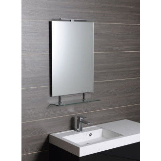WEGA zrkadlo s policou 500x800mm 60092-5