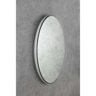 FLOAT okrúhle zrkadlo s LED podsvietením ? 740mm, biela 22574