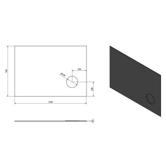COSMETICO zrkadlo 1000x700mm, kozmetické zrkadlo MIR4