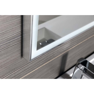 LUMINAR zrkadlo s LED osvetlením v ráme 900x500mm, chróm NL559