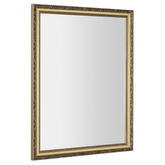 BOHEMIA zrkadlo v drevenom ráme 686x886mm, zlatá NL483