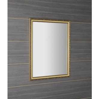 BOHEMIA zrkadlo v drevenom ráme 686x886mm, zlatá NL483