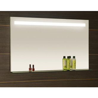 BRETO zrkadlo s LED osvetlením a policou 1000x608mm BT100