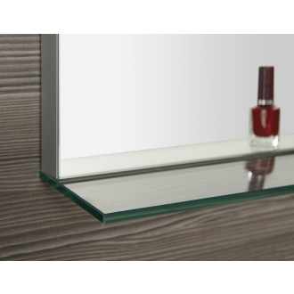 BRETO zrkadlo s LED osvetlením a policou 1000x608mm BT100
