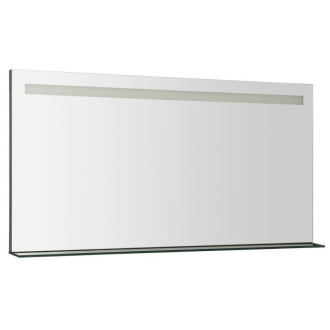 BRETO zrkadlo s LED osvetlením a policou 1200x608mm BT120