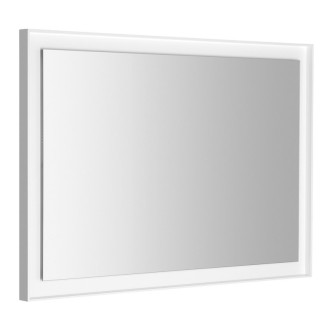 FLUT zrkadlo s LED podsvietením 1000x700mm, biela FT100