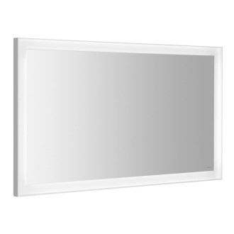 FLUT zrkadlo s LED podsvietením 1200x700mm, biela FT120