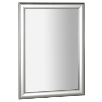 ESTA zrkadlo v drevenom ráme 580x780mm, strieborná s prúžkom NL395