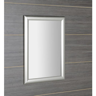 ESTA zrkadlo v drevenom ráme 580x780mm, strieborná s prúžkom NL395