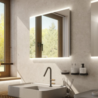 ZP12019 nástenné zrkadlo LED podsvietené 90x70