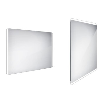 ZP17004 nástenné zrkadlo LED podsvietené 100x70