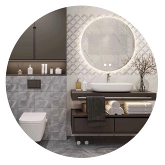 Zrkadlo LED 80cm HZJ080