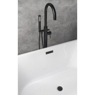 SET krytka prepadu, vaňová výpusť 1&quot;1/2, Click Clack, čierna mat