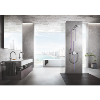 Hlavová sprcha Grohe Rainshower SmartActive vrátane sprchového ramena chróm 26475000