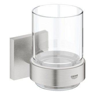 Pohárik Grohe Start Cube Accessoriess držiakom supersteel 41097DC0