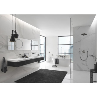 Ovládacie tlačidlo Grohe Skate Cosmopolitan plast kartáčovaný Hard Graphite 38732AL0
