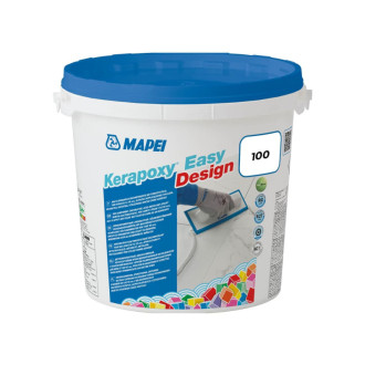 Škárovacia hmota Mapei Kerapoxy Easy Design biela 3 kg R2T MAPXED3100