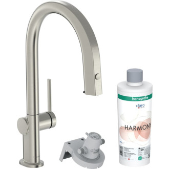 Drezová batéria Hansgrohe Aqittura bez výpuste nerez 76800800