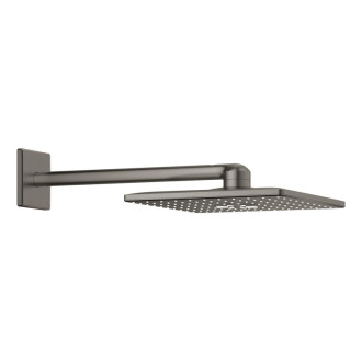 Hlavová sprcha Grohe Rainshower SmartActive Cube na stenu vrátane sprchového ramena kartáčovaný Hard Graphite 26479AL0