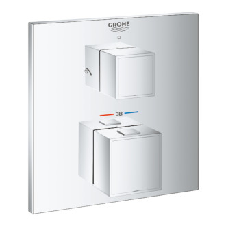 Termostat Grohe Grohtherm Cube bez podomietkového telesa chróm 24154000