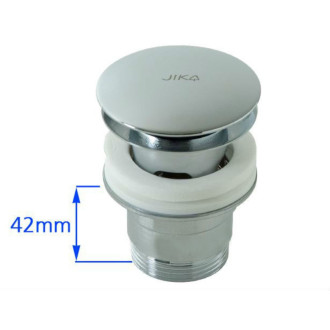 Umývadlová výpusť Jika Cubito click-clack CR H3917100040001