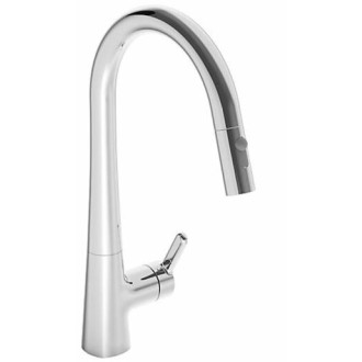 Drezová batéria Hansa Designo s vyťahovacou sprškou, 2 prúdy chróm 51362283